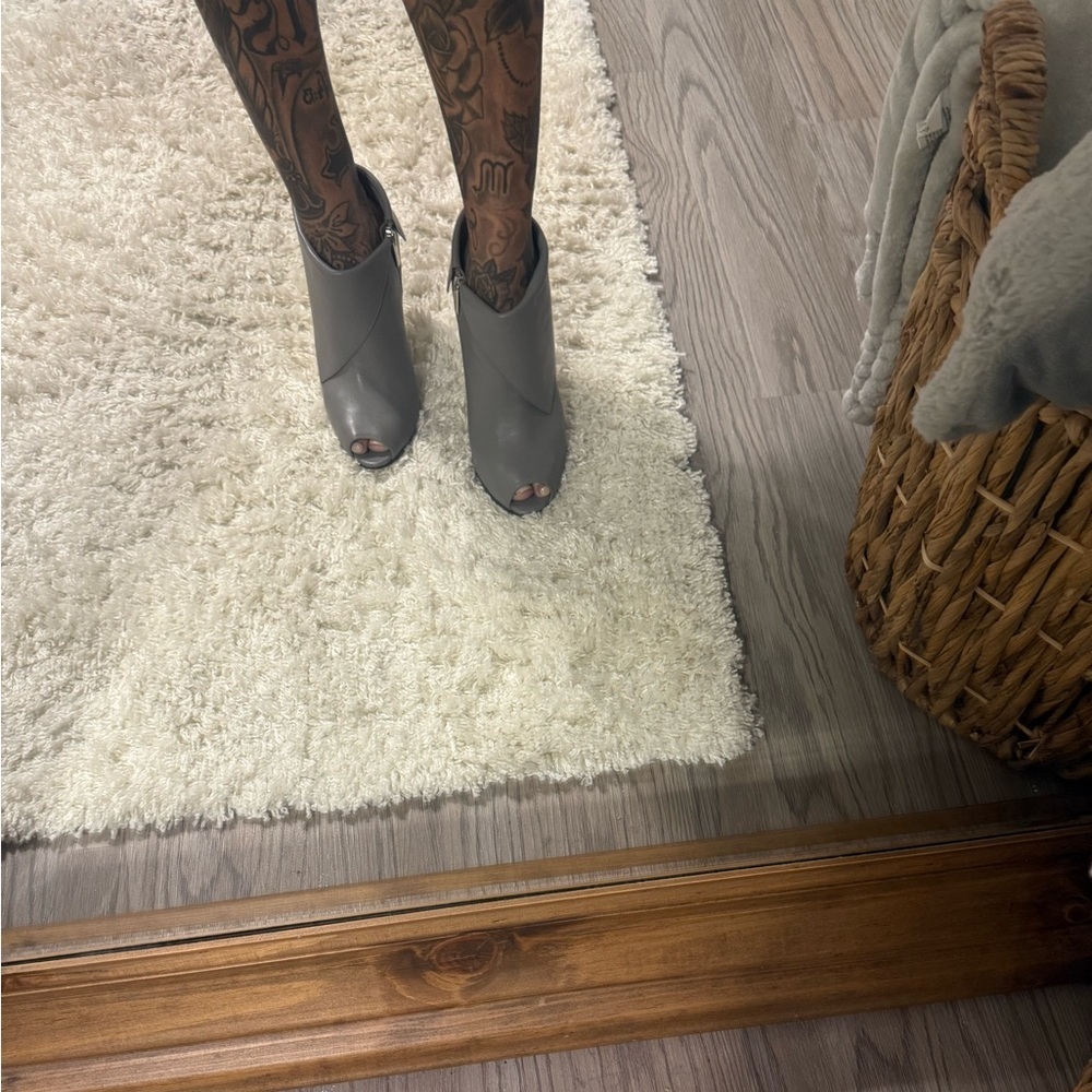 Michael Kors Sleek Gray Ankle Booties - Picture 8 of 15